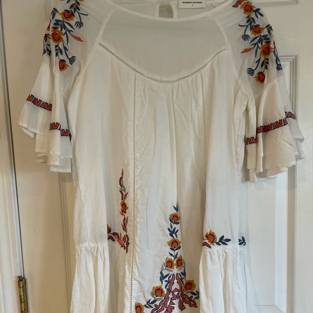Floral mini dress-Goodnight Macaroon